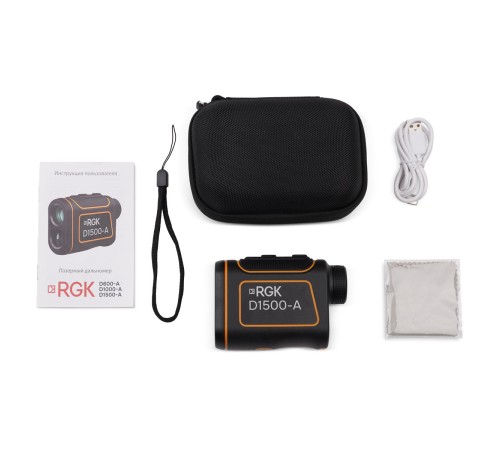 Комплект Оптический дальномер RGK D1500-A и термогигрометр AMO H605 Комплект Оптический дальномер RGK D1500-A и термогигрометр AMO H605